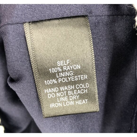 Lulu's Women's Off Shoulder Romper S Navy White Party Festival Summer Ruffle - Picture 4 of 8